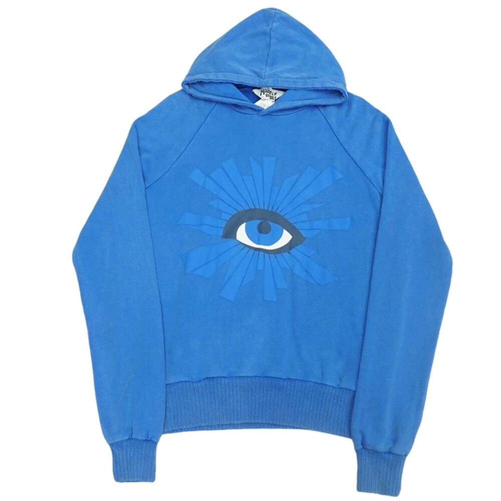 House of Errors Blue House Of Errors Eye Print Hoodie
